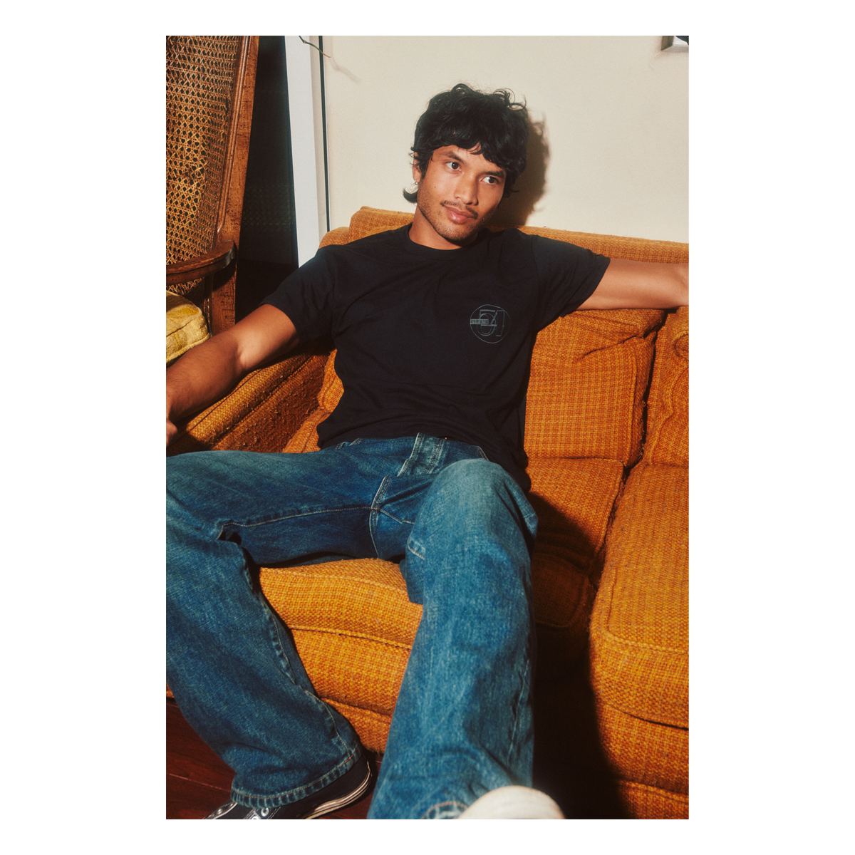 Studio 54 Pocket Logo Tshirt - Black