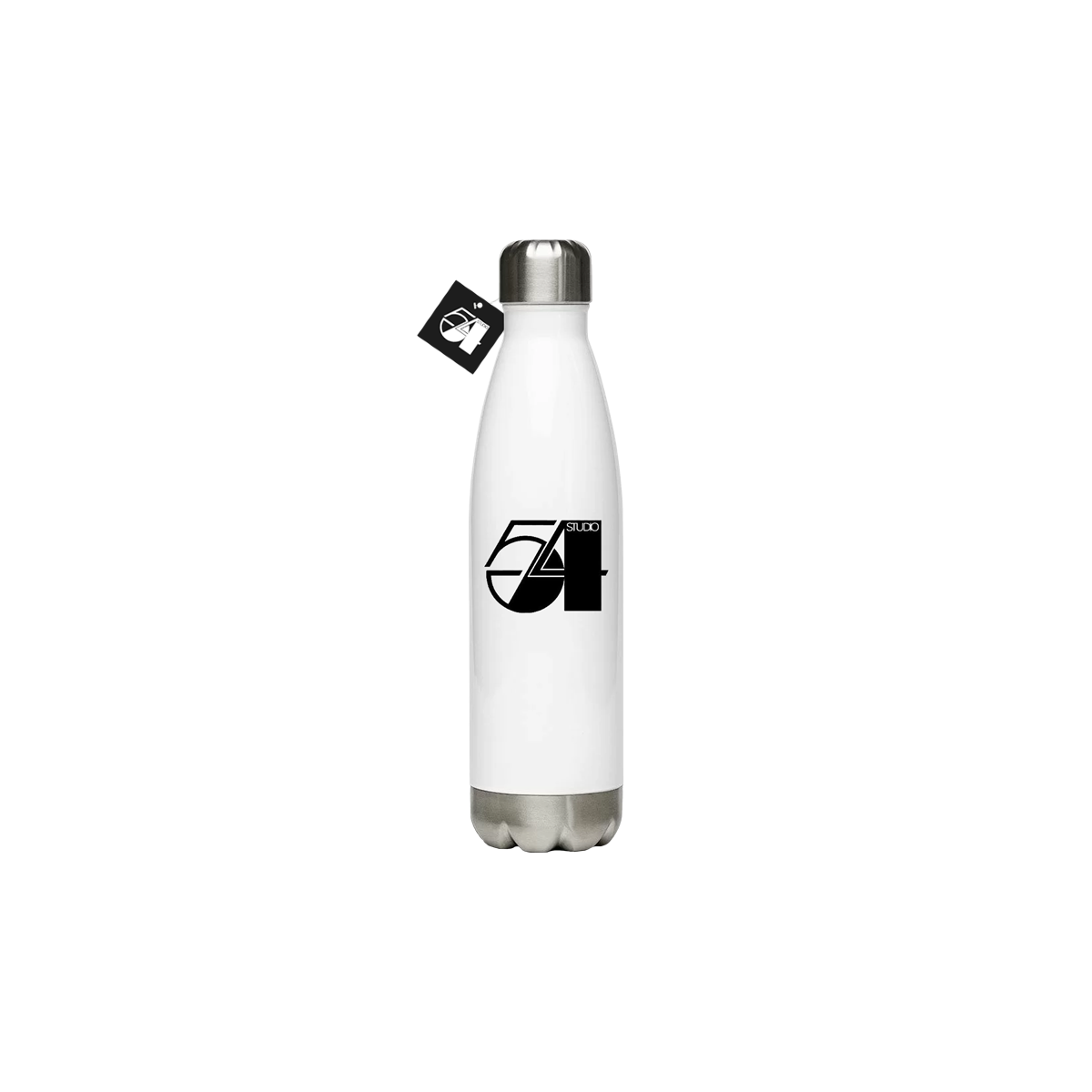 Classic Logo Water Bottle - White