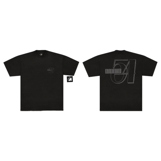 Studio 54 Pocket Logo Tshirt - Black